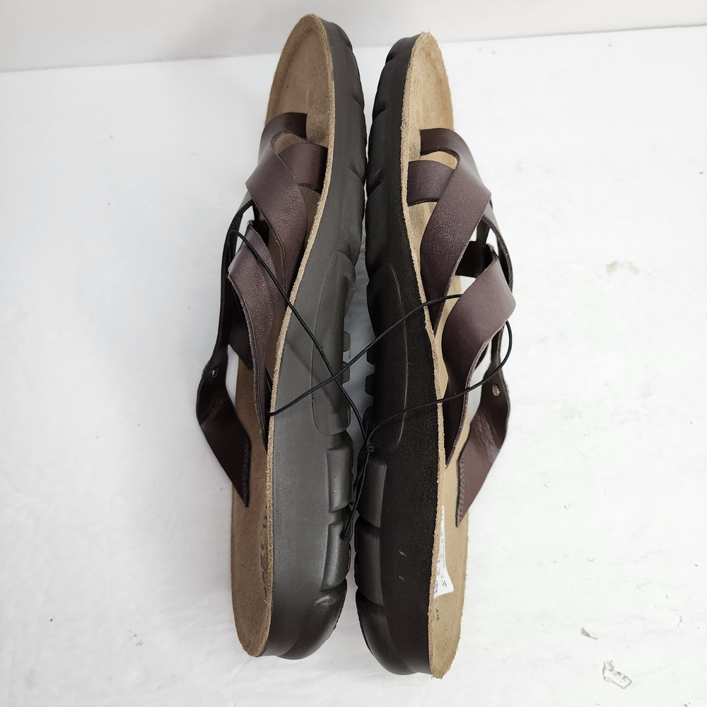Cliffs by White Mountain Banksy Sandals Womens 9 Brown Strappy Slide Comfort - Picture 6 of 8